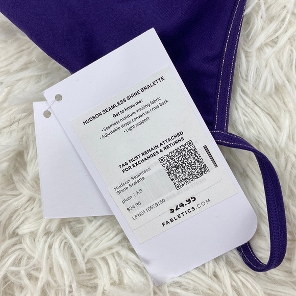 NWT Fabletics Hudson Seamless Bralette - Picture 3 of 3